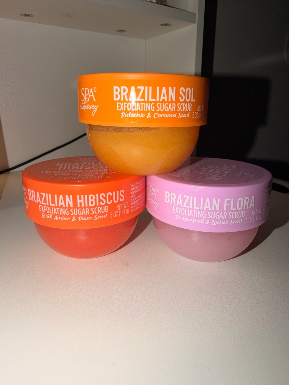 Spa Luxury 3 sugar scrubs